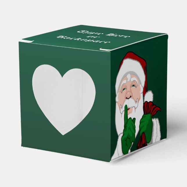 Santa Gift Box Personalise Christmas Gift Boxes (Front Side)