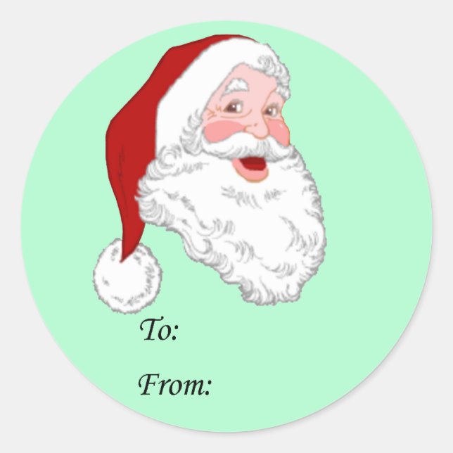 Santa Gift Stickers (Front)