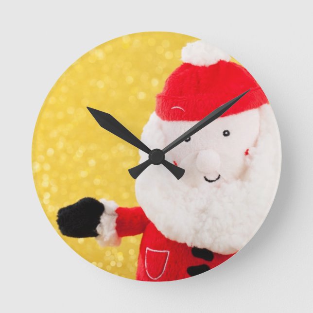 SANTA & GIFTS ROUND CLOCK (Front)