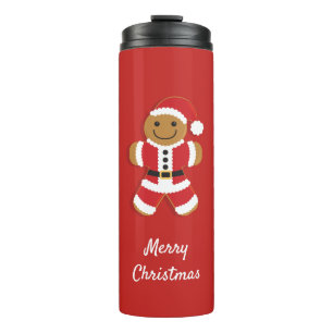 Santa Gingerbread Man   Tumbler