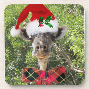 Santa Giraffe Coaster