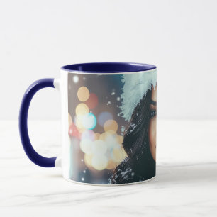 Santa Girl - Ho Ho Ho - Christmas Mug