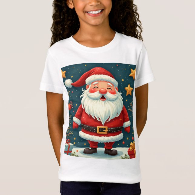 Santa Girl's tshirts (Front)