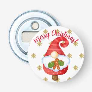 Santa Gnome Bottle Opener