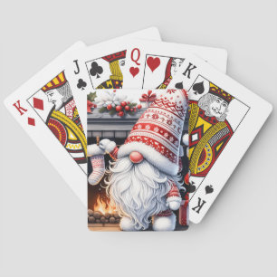 Santa Gnome Playing Cards