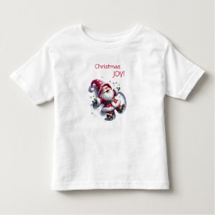 Santa Gnome Snow Angels - Christmas Joy! Toddler T-Shirt