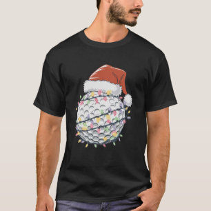 Santa Golf Humour Christmas Golfer Women Men Xmas T-Shirt