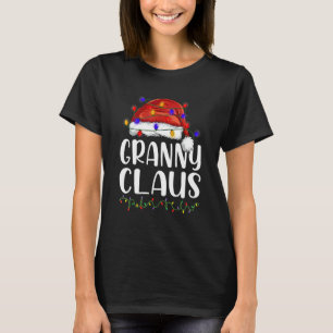 Santa Granny Claus Christmas Matching Family T-Shirt