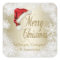 Santa Hat and Snowflake Christmas Stickers