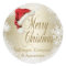 Santa Hat and Snowflake Christmas Stickers