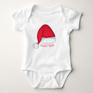 Santa Hat Baby T Shirt