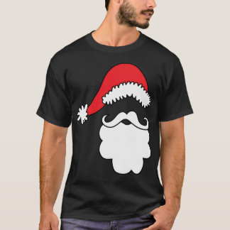 Santa Hat Beard T-Shirt