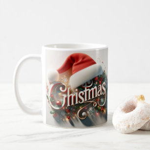 Santa Hat Ceramic Mug – Perfect Christmas Gift