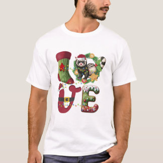 Santa Hat Christmas Tree T-Shirt