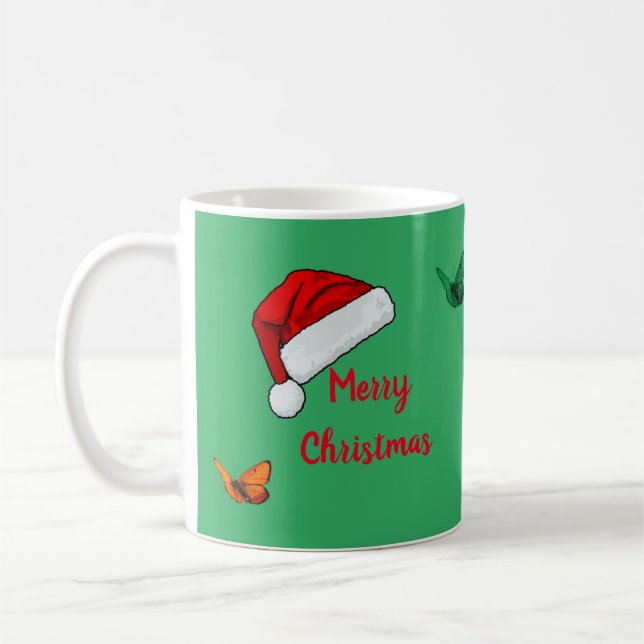 Santa Hat Coffee Mug (Left)