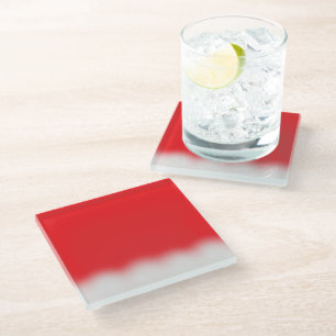 Santa Hat Glass Coaster