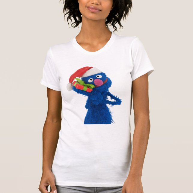 Santa Hat Grover T-Shirt (Front)