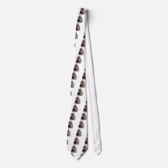Santa Hat Horsey Tie (Front)