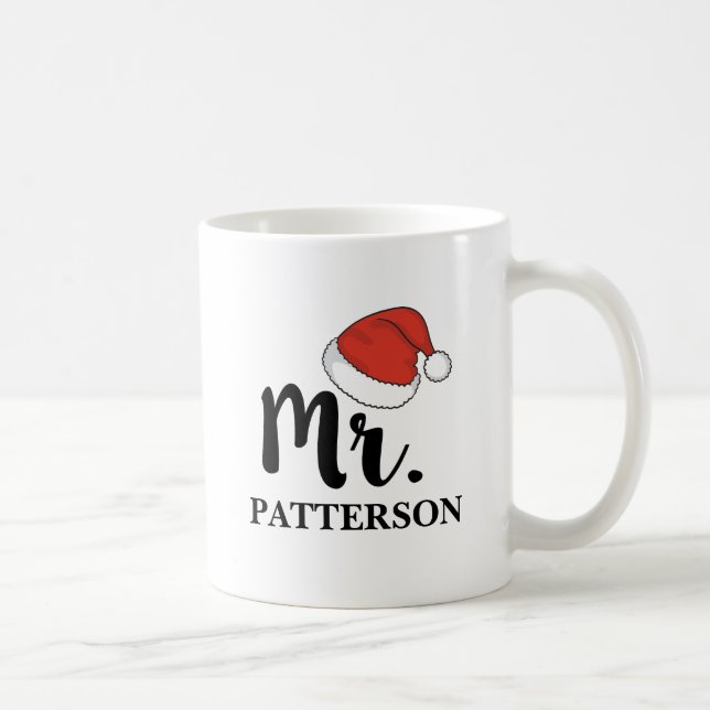Santa Hat Mr. Mug (Right)