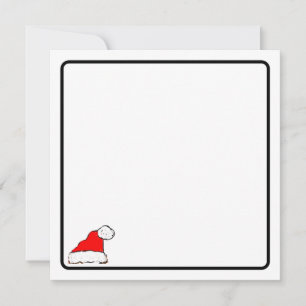 Santa hat note card