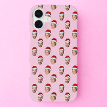 Santa Hat Personalised Face 2 Photo Christmas Gift