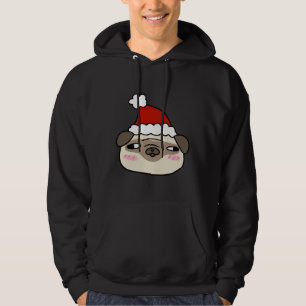 Santa Hat Pug Face Classic T-Shirt 963 Hoodie