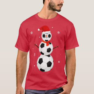 Santa Hat Snowman Christmas Lights Funny Xmas Squa T-Shirt
