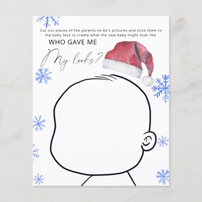 Santa hat - Who gave me my looks game (Front)