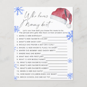 Santa hat - Who knows mummy best