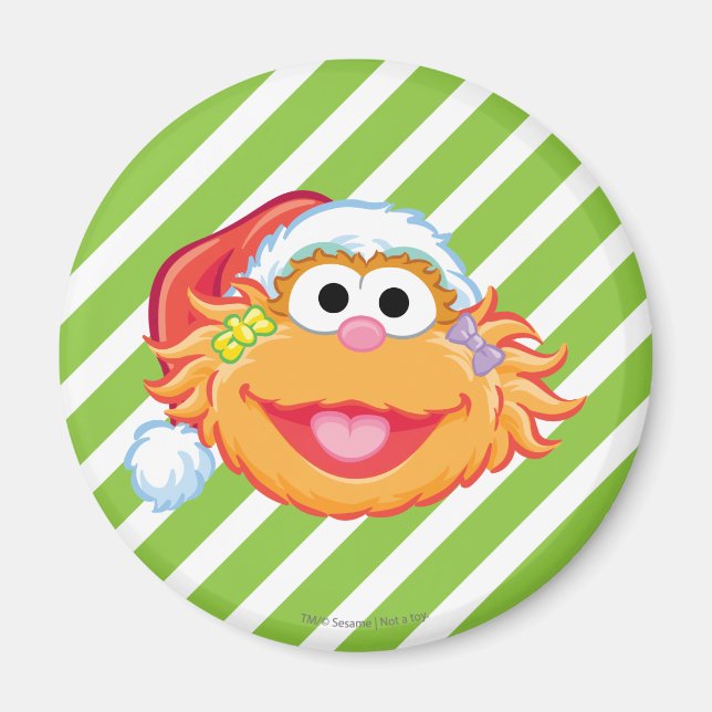Santa Hat Zoe Magnet (Front)