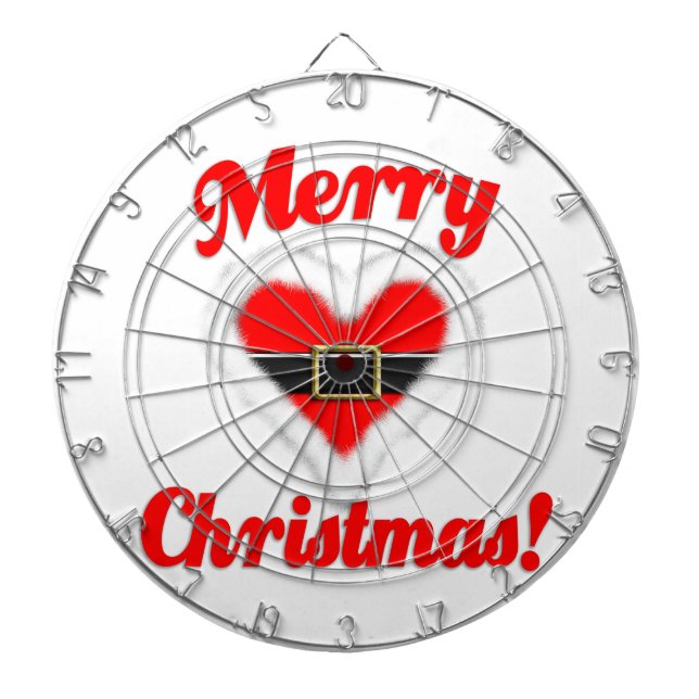 santa heart dartboard (Front)