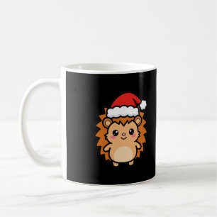 Santa Hedgehog Christmas Coffee Mug