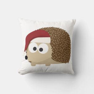 Santa hedgehog cushion