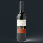 Santa, Ho Ho Ho, Merry Christmas Wine Label<br><div class="desc">Have a holly jolly Christmas,  this Santa wine label is modern,  trendy and festive for any holiday celebration . Customise your gifts of wine with this modern holiday label.
Coordinating Santa Christmas designs are available within our Traditional Holiday Collection at MetroEvents on Zazzle.</div>