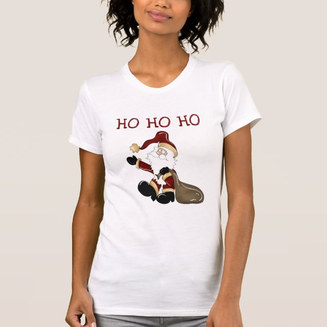 Santa HO HO HO Tshirts and Gifts (Front)
