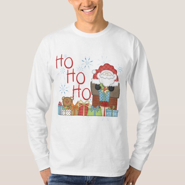 Santa Ho Ho Ho Tshirts and Gifts (Front)