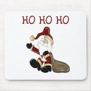 Santa HO HO HO Tshirts and Gifts Mouse Pad