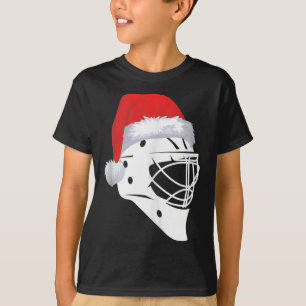 Santa Hockey Player Xmas Sports Merry Christmas Ho T-Shirt