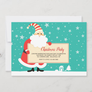 Santa Holding Invitation