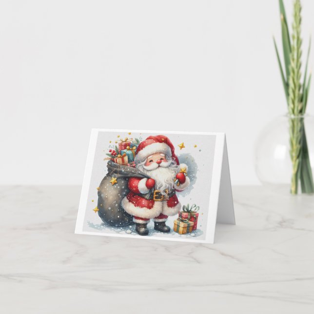 Santa Holiday Card (Front)