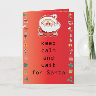 Santa Holiday Card