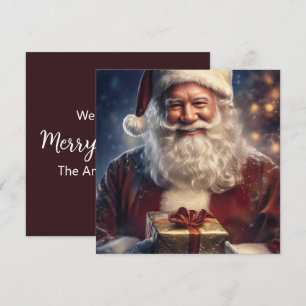 Santa holiday card