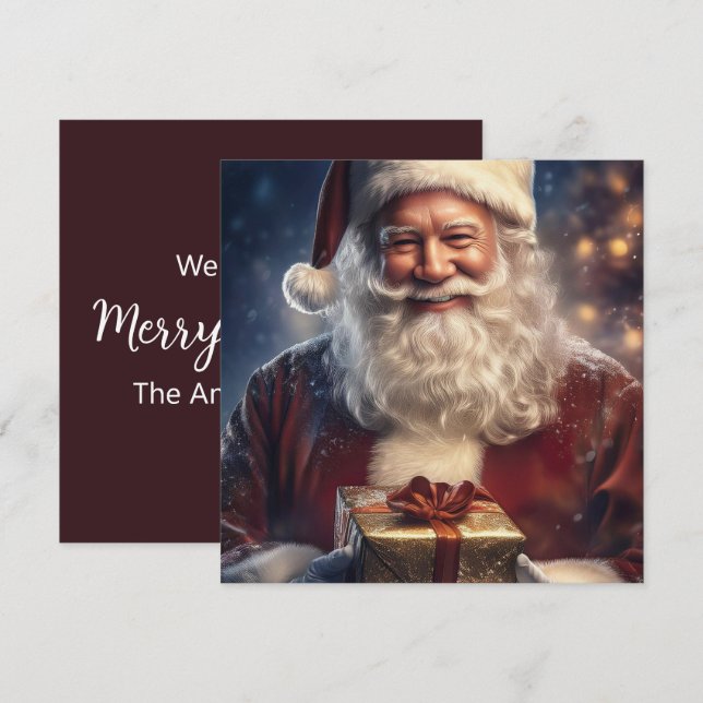 Santa  holiday card (Front/Back)
