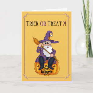 Santa Holiday Card Halloween