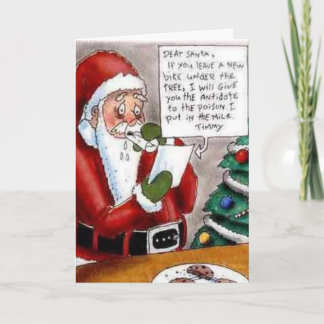 Santa Holiday Greeting Card