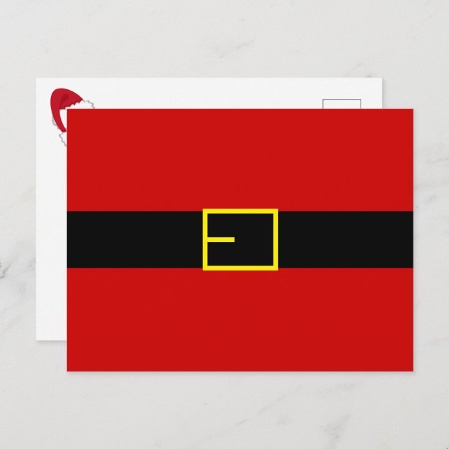 Santa Holiday Post Card (Front/Back)