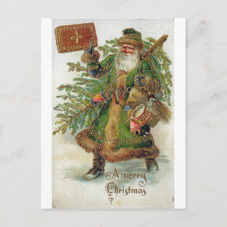 Santa Holiday Postcard