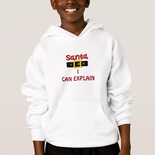 SANTA *I CAN EXPLAIN*  BOY''S  T-Shirt (Front)