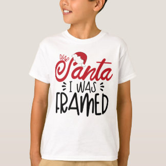Santa I was Framed T-Shirt