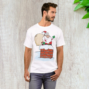 Santa In a Chimney Festive T-Shirt